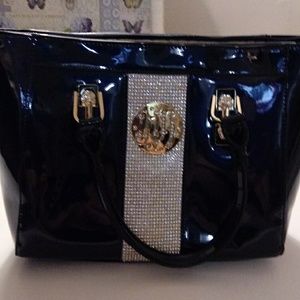 Julia & Michael Navy Pocketbook